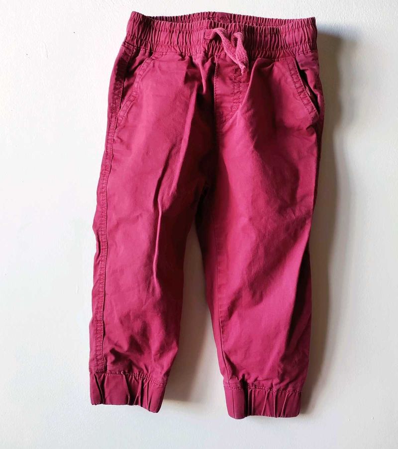 Blush Coloured Cotton Pants