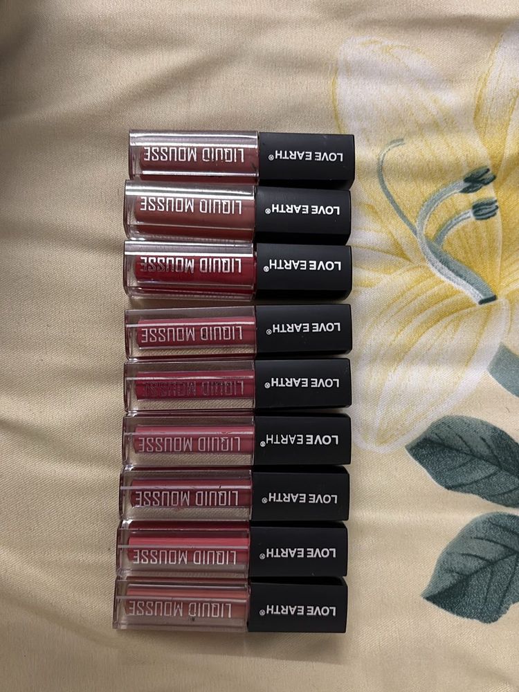 Love Earth Liquid Mousse Lipsticks