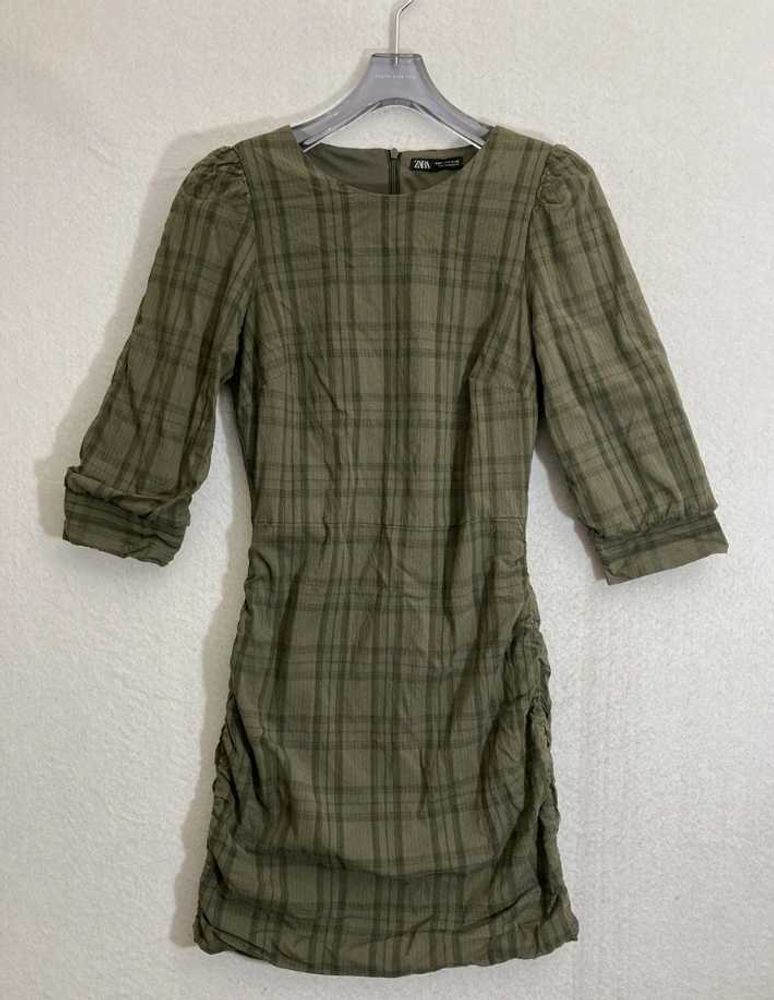 Zara Plaid Mini Dress