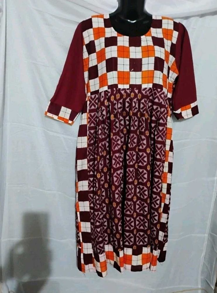 Sambalpuri Printed Casual Dress