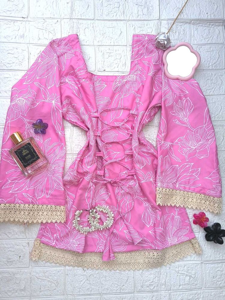 Corset Back Pinteresty Kurti 🩷
