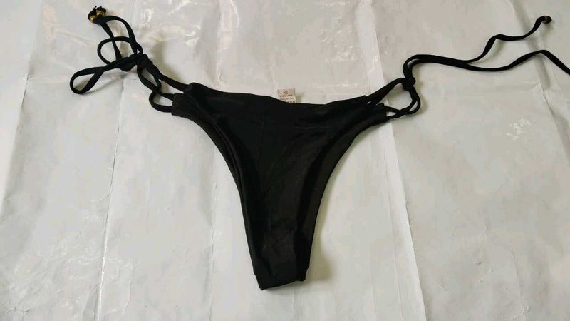 Black bikini bottom