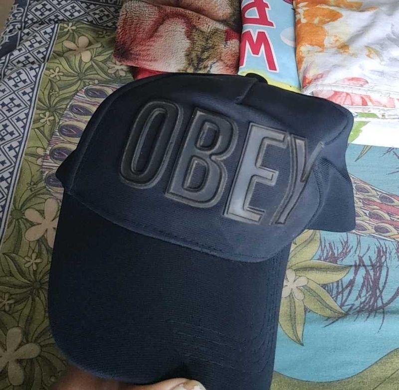 Blue OBEY Flex Baseball cap