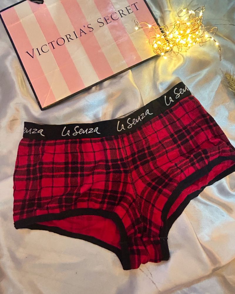 La Senza Plaid Boy Shorts