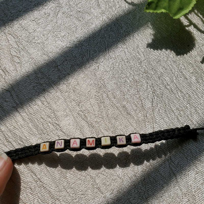 LETTER BEADS BRACELET (ANAMIKA)