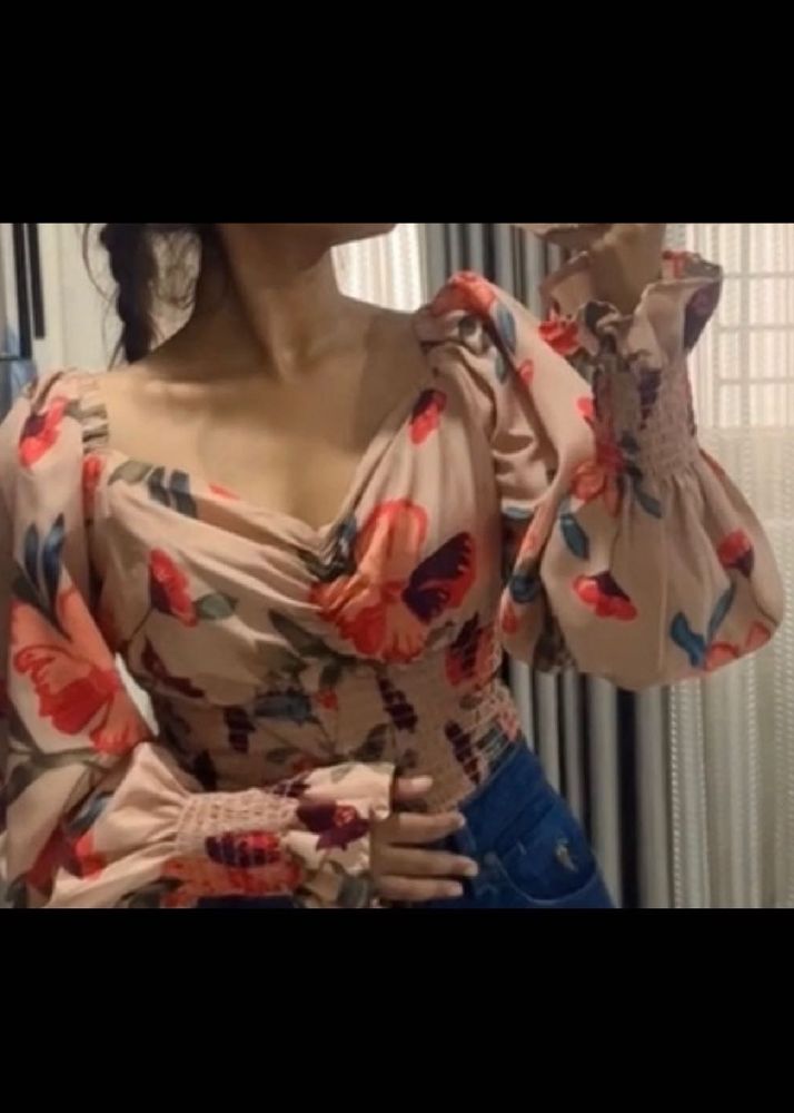 Floral Print Top🌸