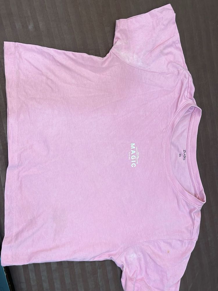 Pink Graphic T-Shirt