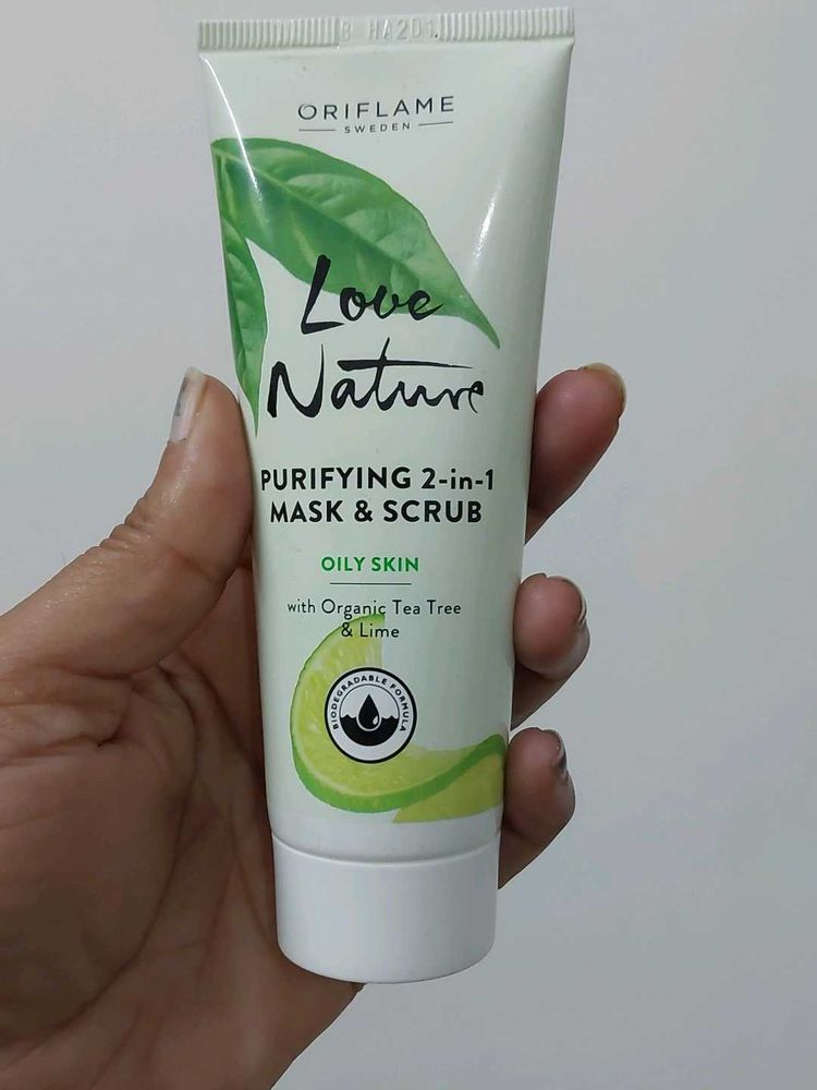 Oriflame Love Nature 2-in-1 Mask &amp; Scrub