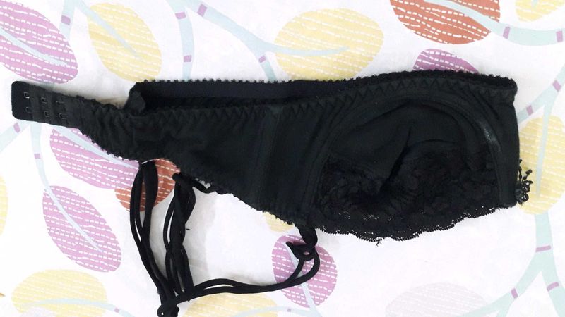 Black Net wired  Bra