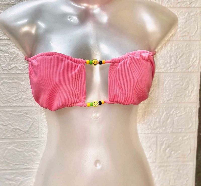 Tops For Rs.99 Only Pink 🩷 Tube Bikini 👙 Top