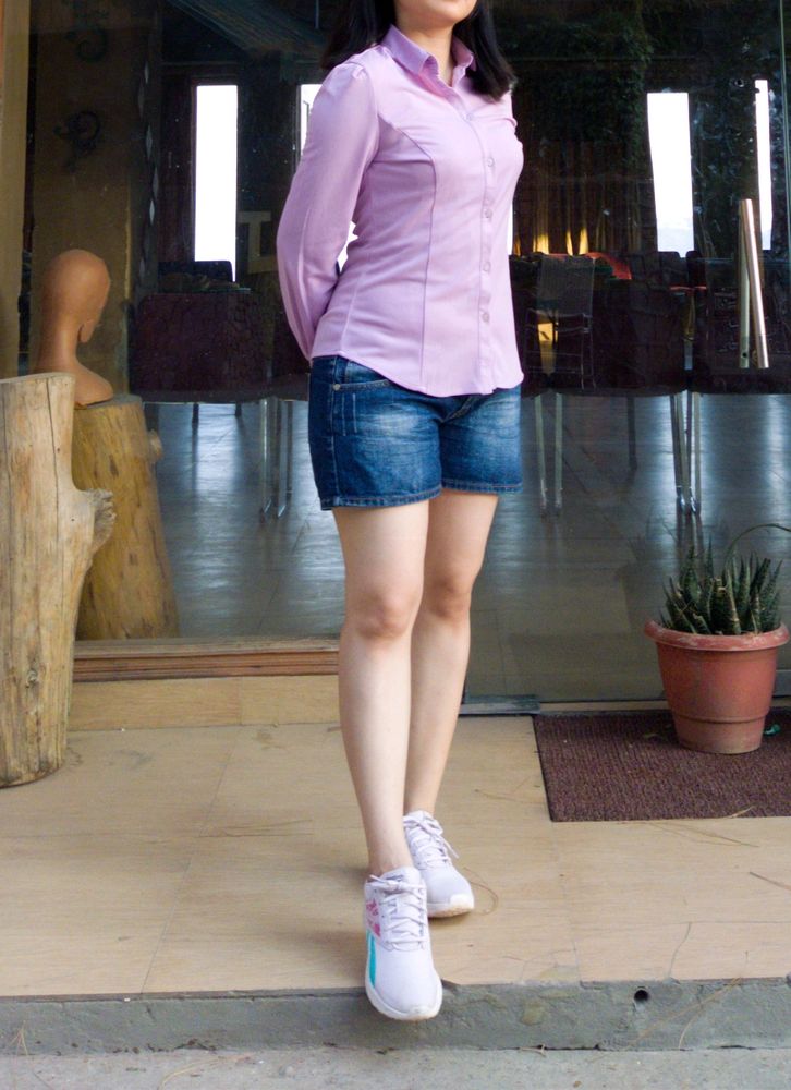 summer purple shirt