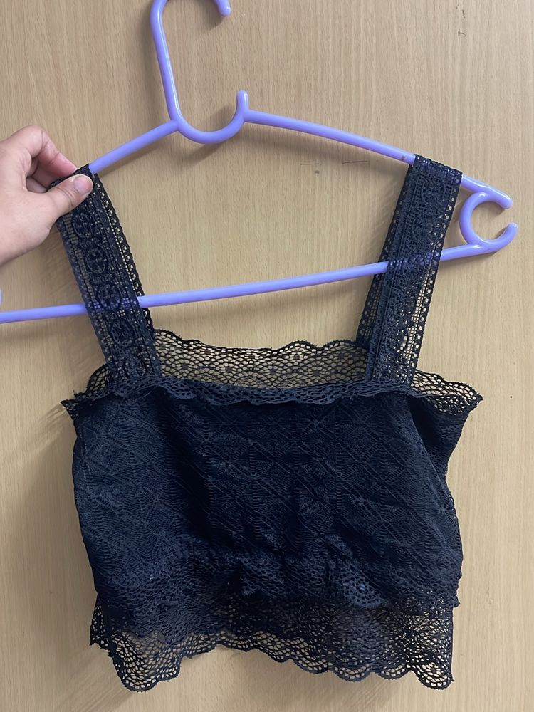 Black Crop Top