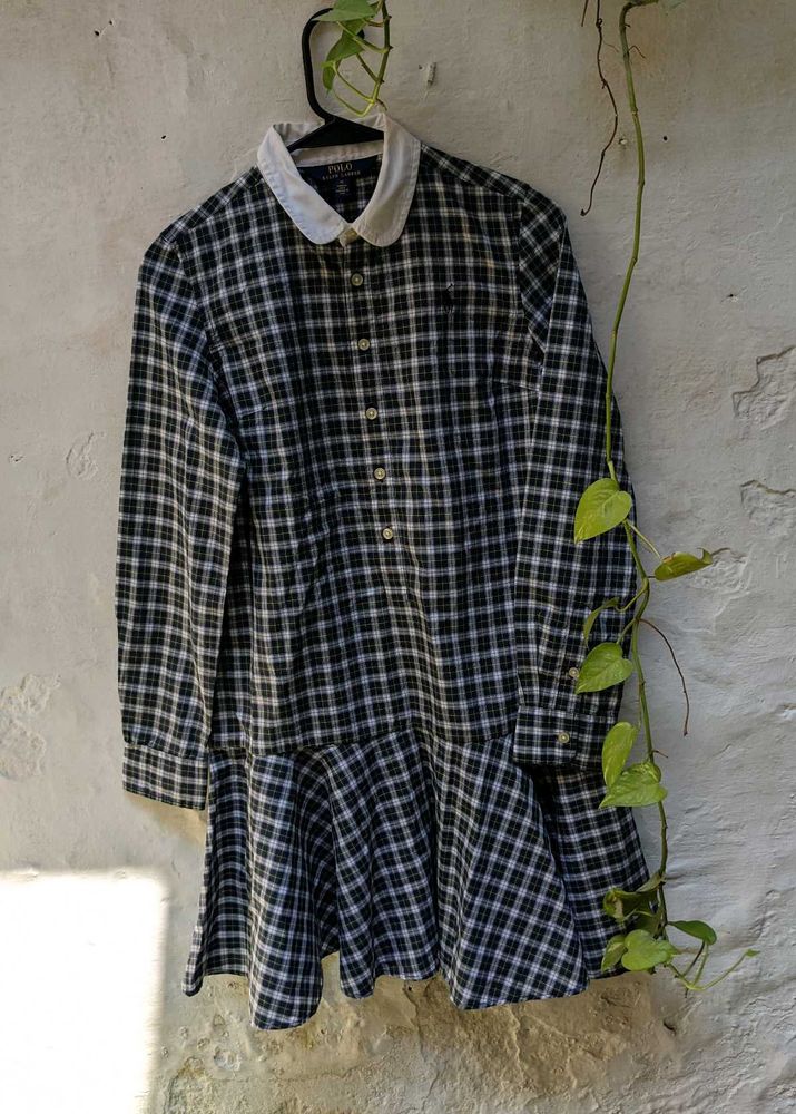 Ralph Lauren Plaid Peter Pan Collar Dress
