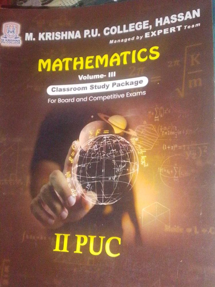 II PUC Mathematics Volume III