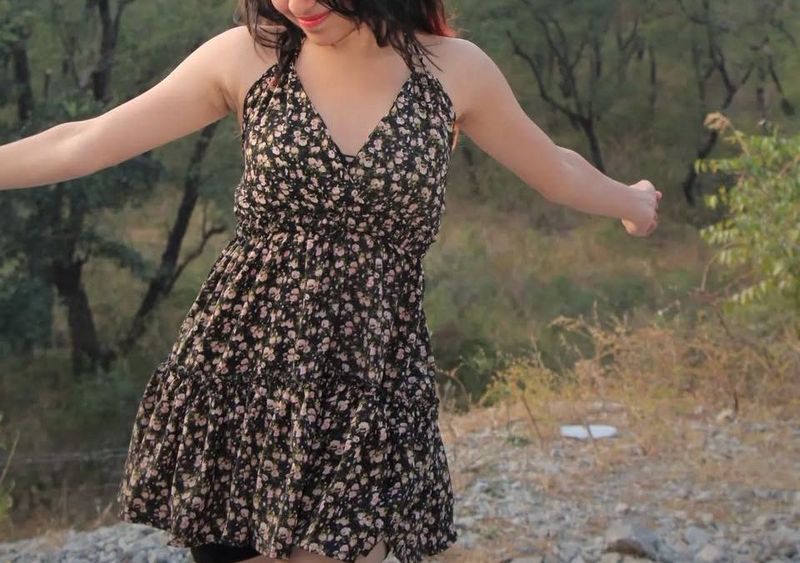 Floral Halter Sundress