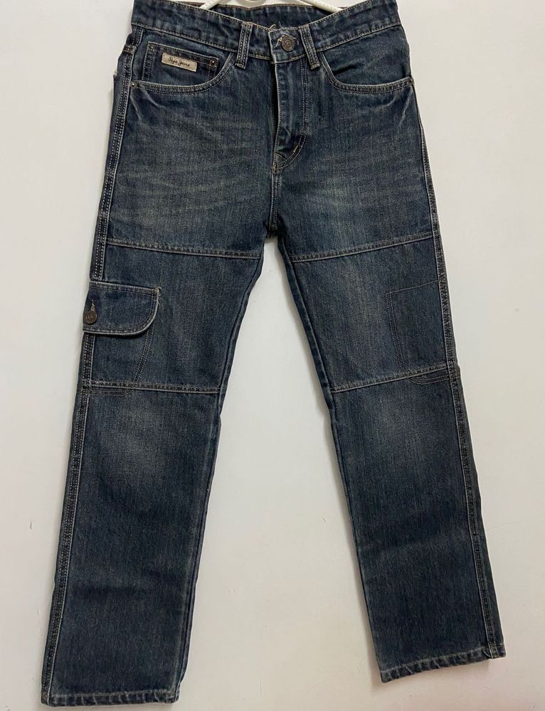 BEST QUALITY DOUBLE SHADE WIDE LEG JEANS FOR MEN