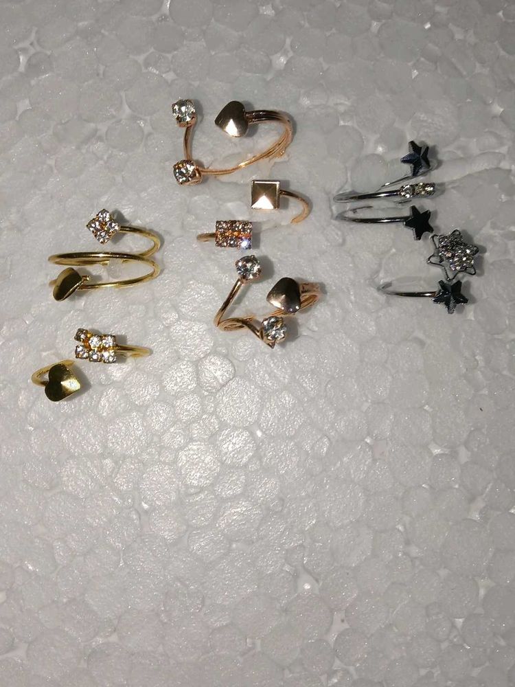 Combo 7 Adjustable Finger Ring
