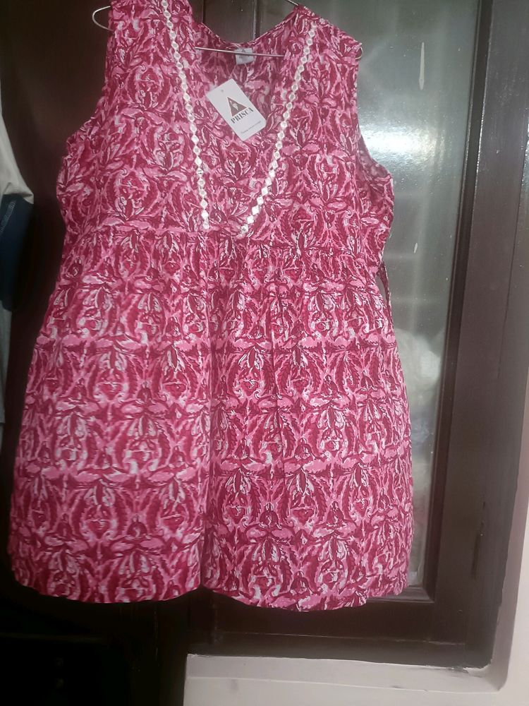 Like New Printed Paplum Style Cord Set In Xl Size