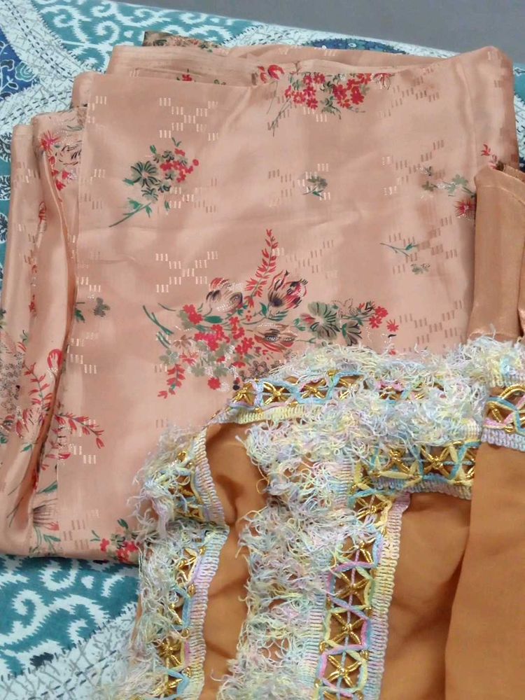 copper colour Dress Material