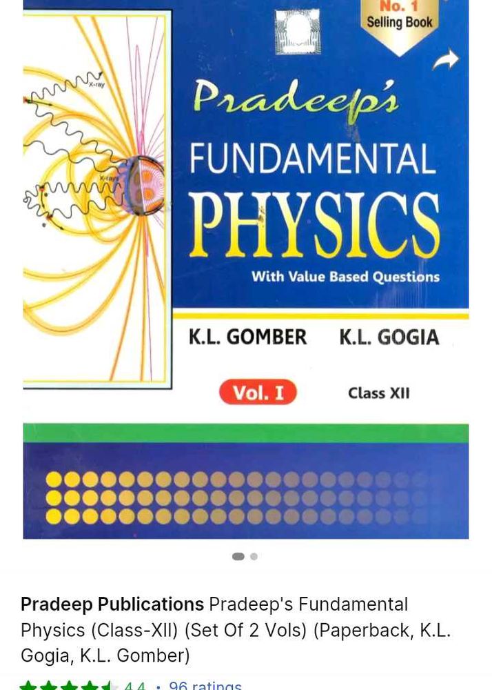 Pradeep Physics Class12 Vol 1