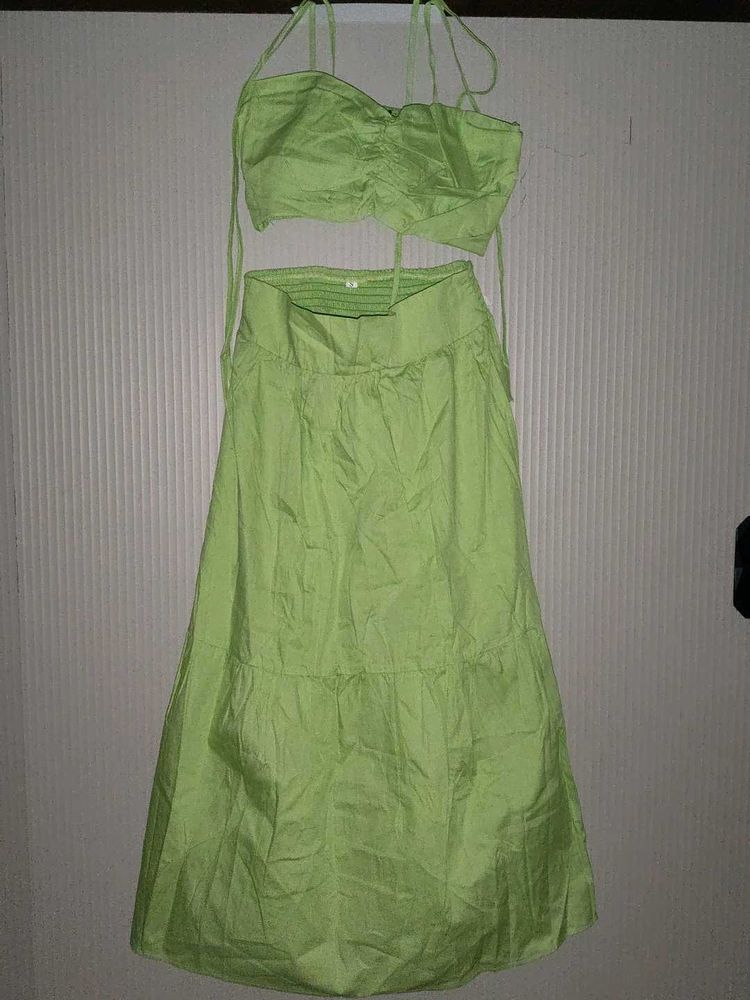 Lime Green Two-Piece Set