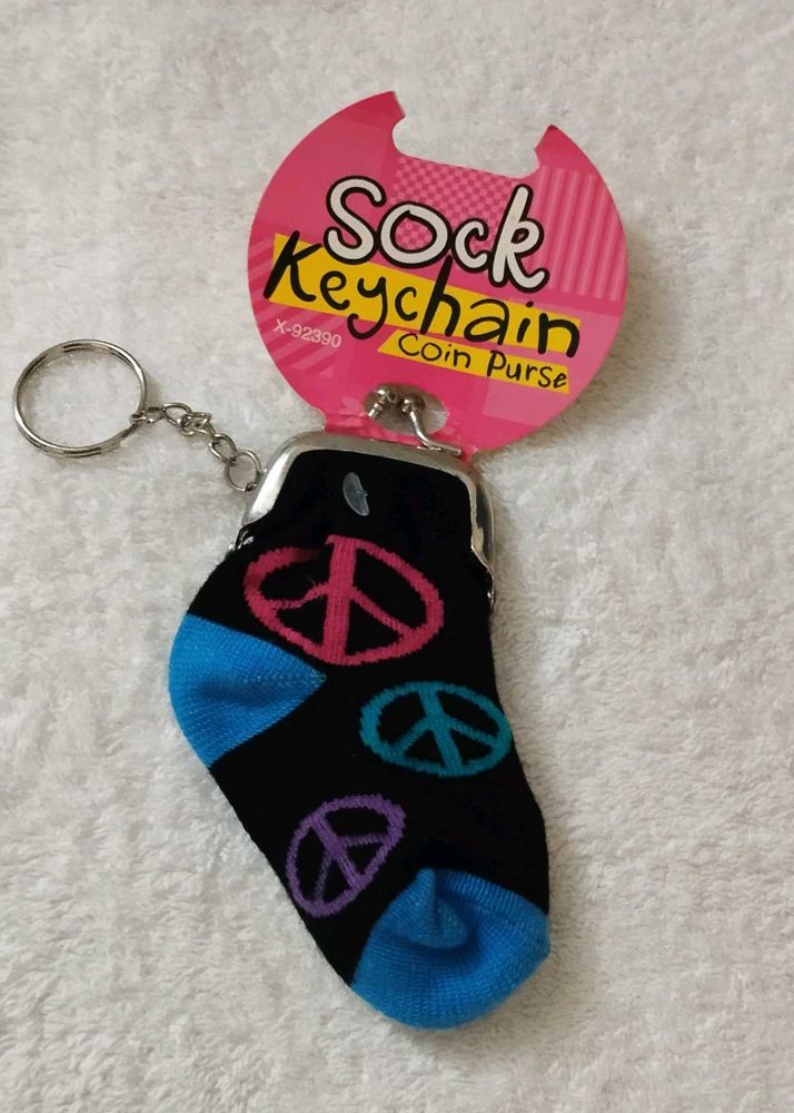 Sock Coin Keychain