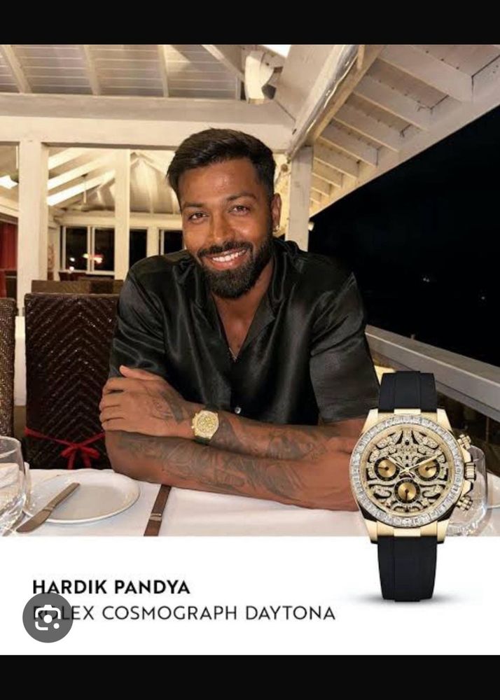 Rolex Hardik Pandya Watch Edition Limited