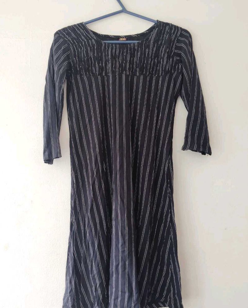 Striped Midi Top