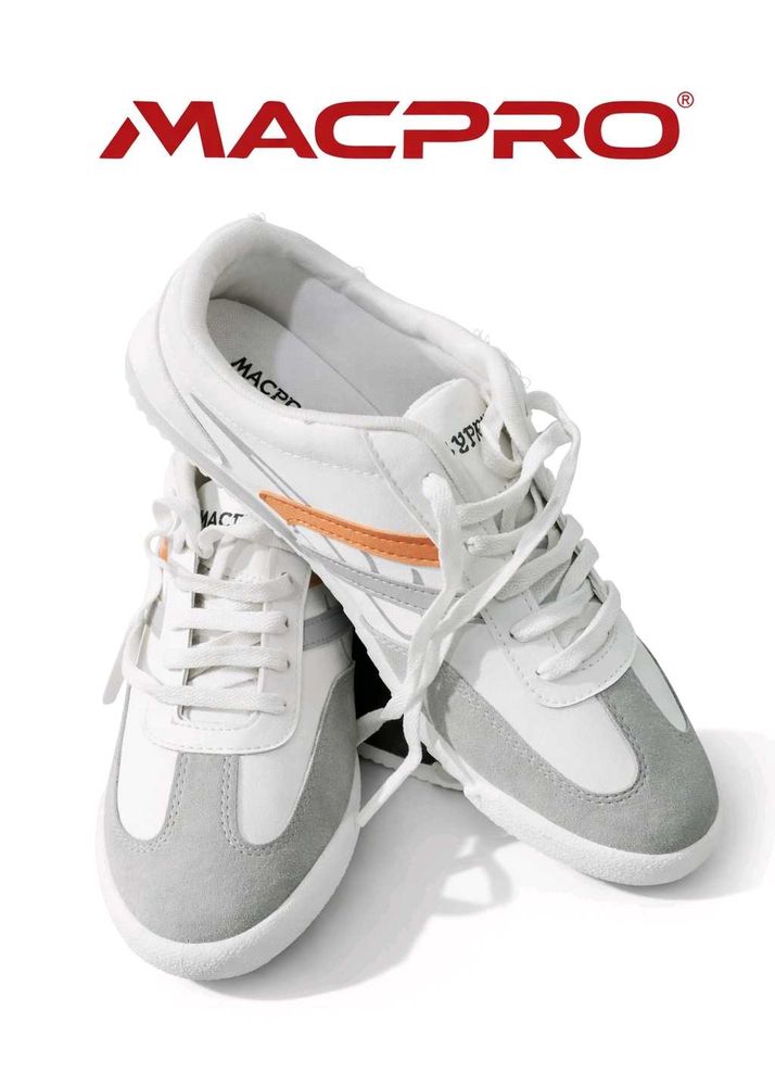 MACPRO White Casual Sneakers