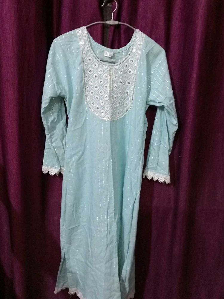 Elegant Embroidered Kurta