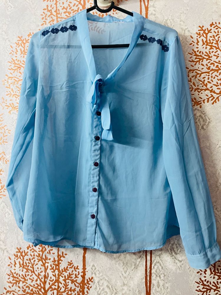Sky Blue Shirt