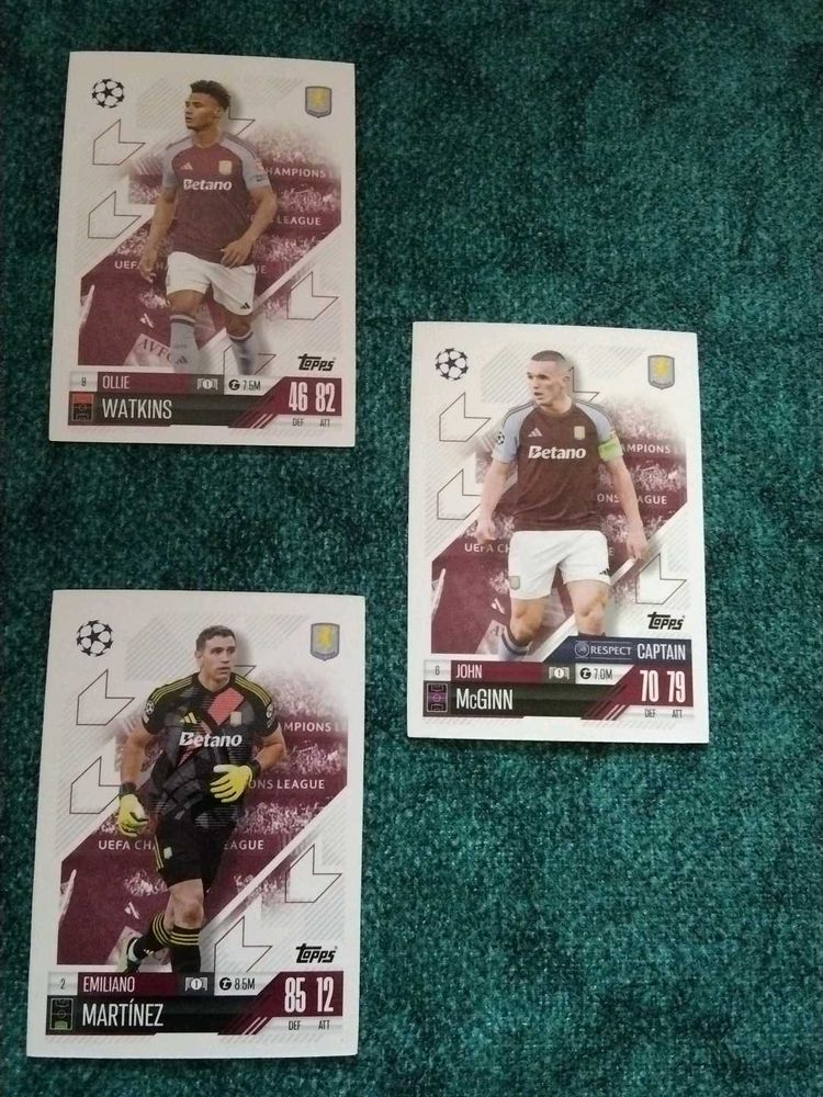 The Big Three Of Aston Villa.