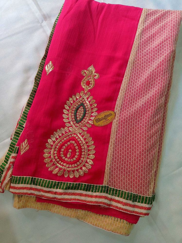 Embroidery Design Saree🔥