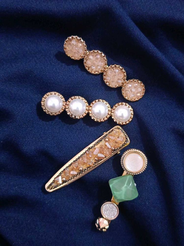Set of 4 premium hair clips