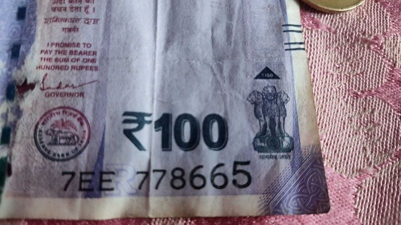 ₹100 Indian Rupee Note