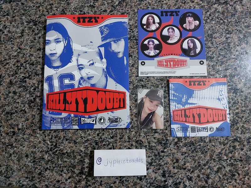 Kpop Itzy Kill My Doubt Limited Version Album