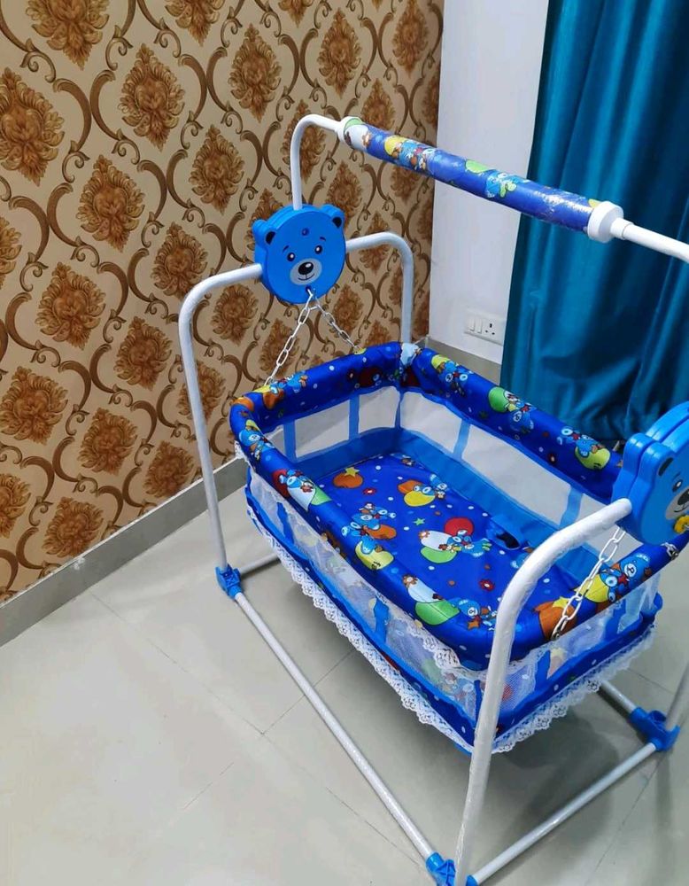 New kids Cradle jhula with mosquito net