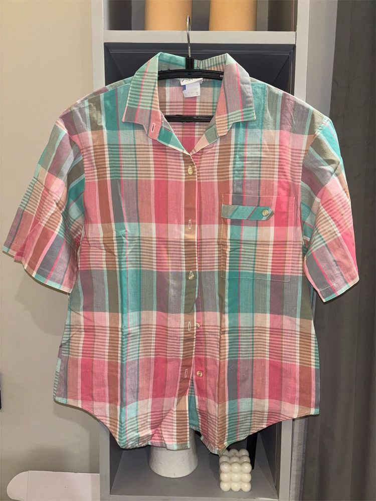 Cotton Multicoloured Check Shirt