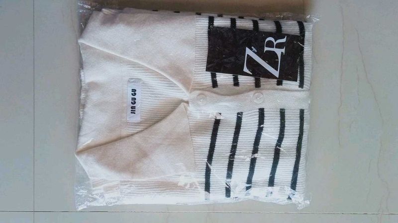 Striped Cardigan - New with Tags