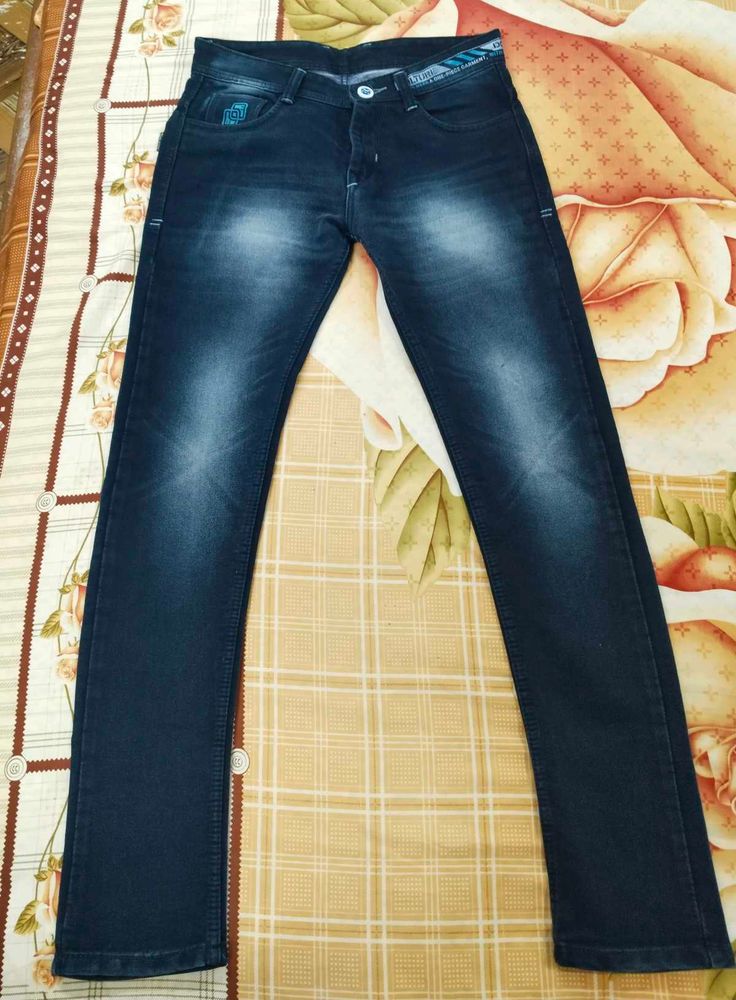Dark Blue Denim Jeans