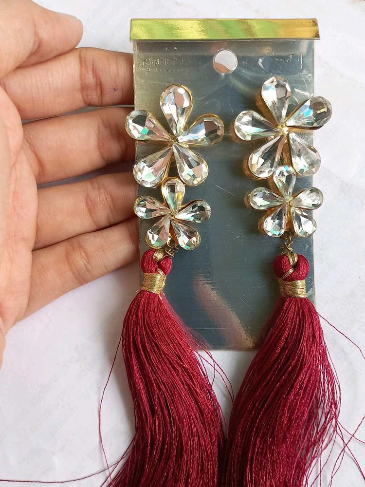 Tassel Flower Earrings