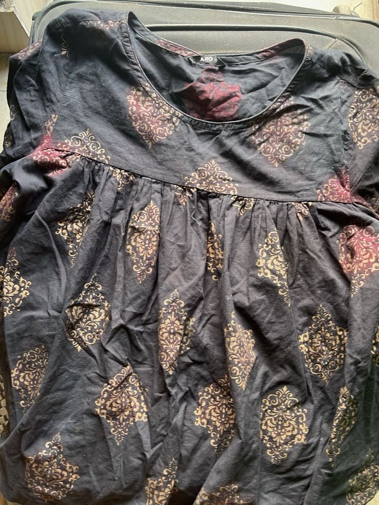 Printed Casual peplum top