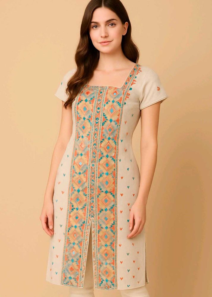 Elegant Embroidered Kurta