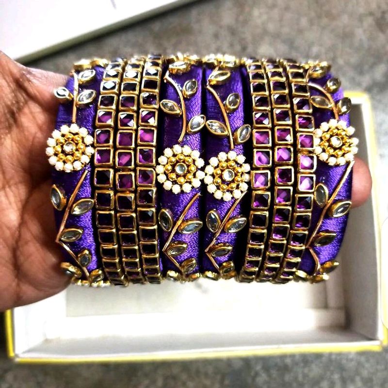 Purple Bangles Set