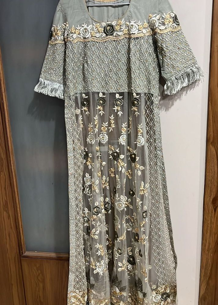 Beautiful Suit with Pant, Skirt And dupatta