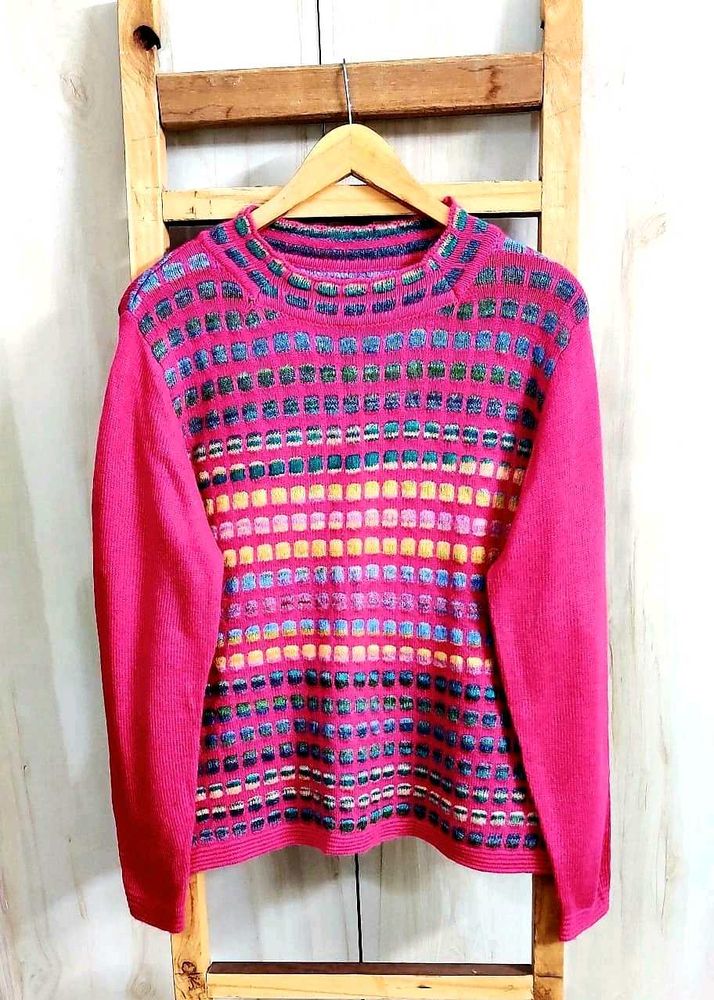 Rust Colour Pullover Size-40