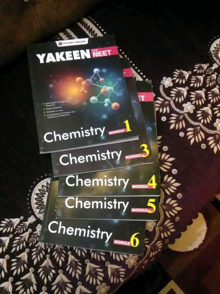 Yakeen NEET Chemistry Module 1,3,4,5,6