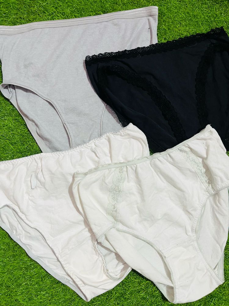 Xl Size Pure Cotton Highweist Briefs