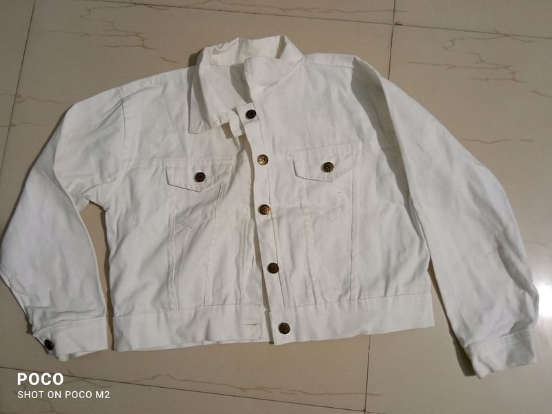 White Denim Jacket