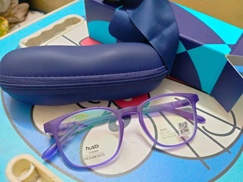 Lenskart Hustlr Violet Frame Worth Rs. 2000/-